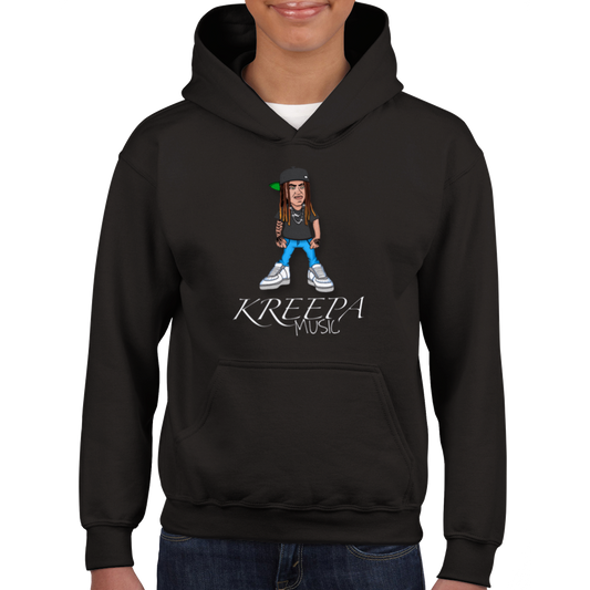Cartoon KREEPA MUSIC Kids Pullover Hoodie