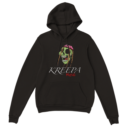 KREEPA SKULL FACE PULL OVER HOODIE