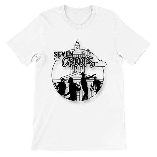 “Seven20 Crooks” White/Black T-shirt